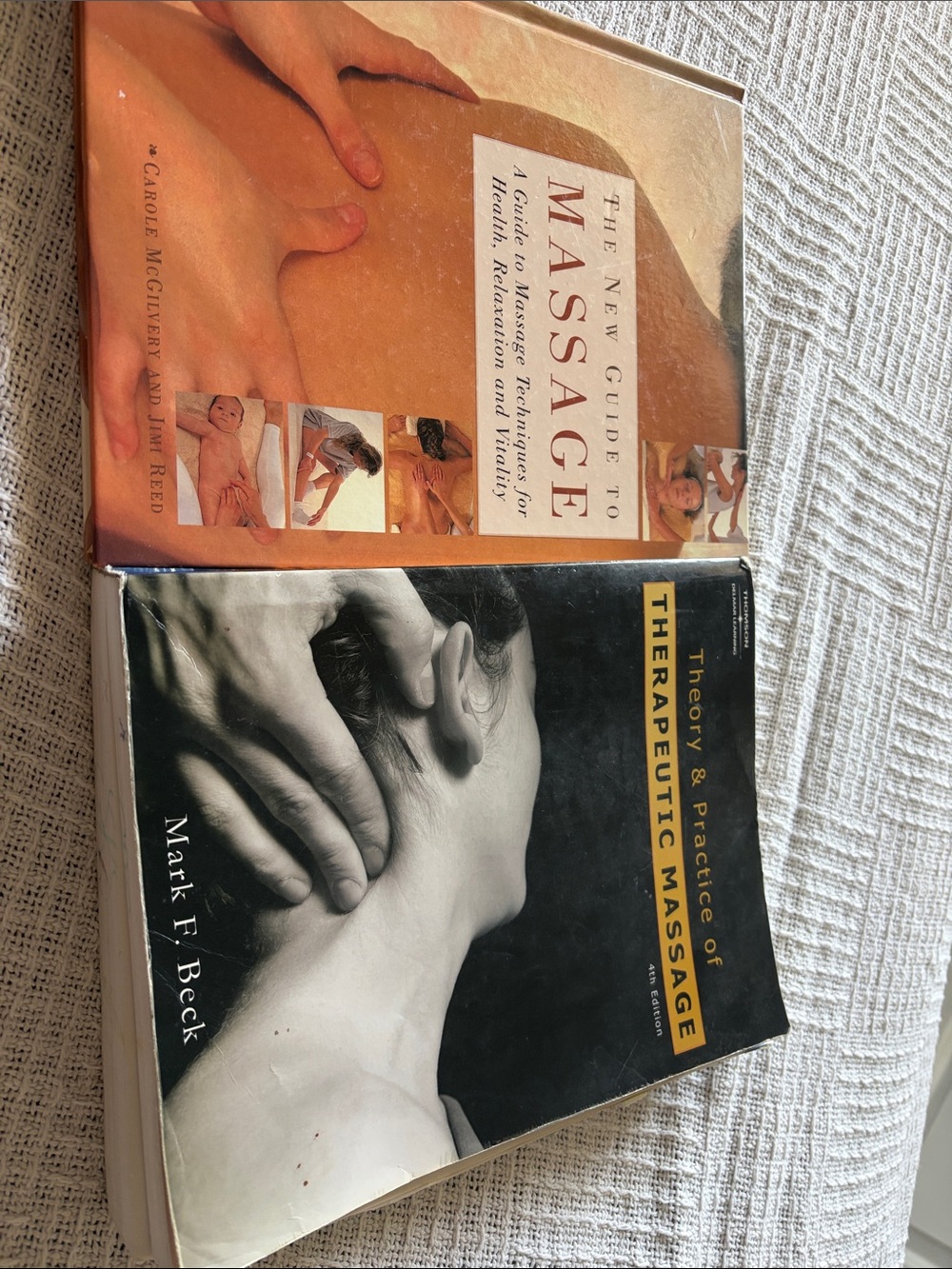 Lot of 2 massage guide books